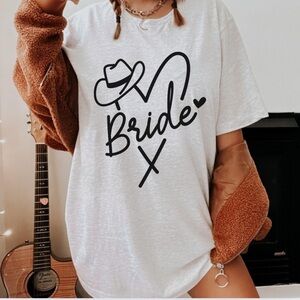 NEW Western Bride Graphic Tee Shirt S-5X